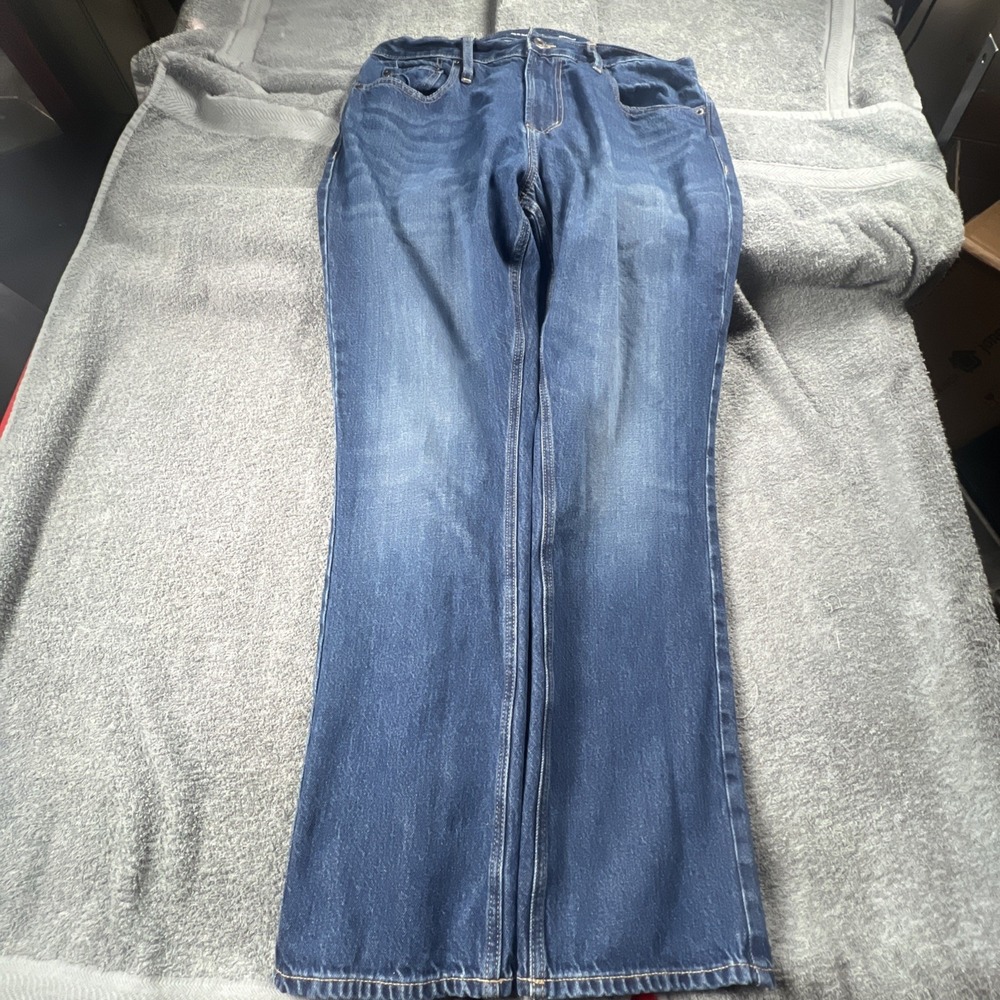 Old Navy Men's 36x32 Denim Jeans Straight Leg Blue Zipper Pockets‎ Casual
